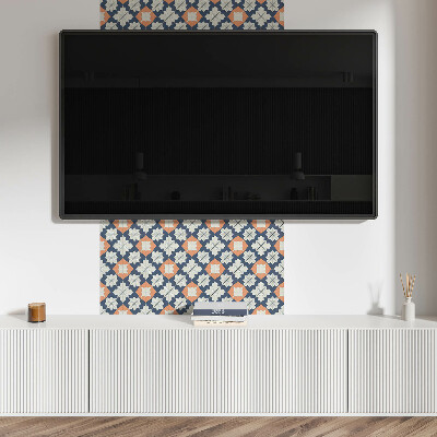 Panel na ścianę Geometryczny wzór kwiatowy