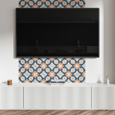 Panel na ścianę Geometryczny wzór kwiatowy