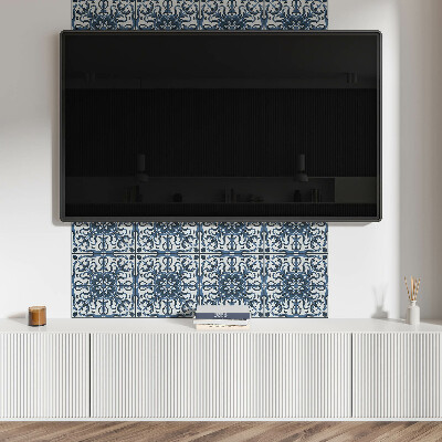 Panel na ścianę Kwiatowy wzór z ornamentami