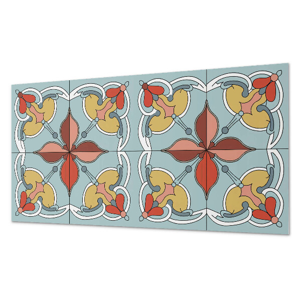 Panel na ścianę Wzór kwiatowy z detalami