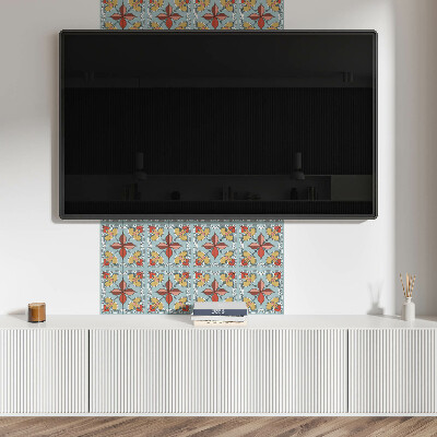 Panel na ścianę Wzór kwiatowy z detalami