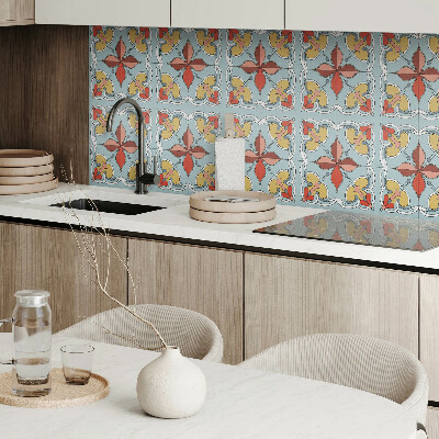 Panel na ścianę Wzór kwiatowy z detalami