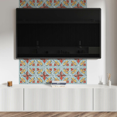 Panel na ścianę Wzór kwiatowy z detalami