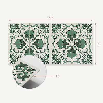 Panel na ścianę Elegancki wzór roślinny