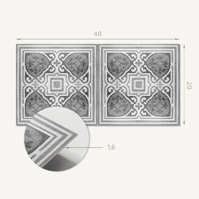 Panel pcv Wzór z ornamentami w symetrii