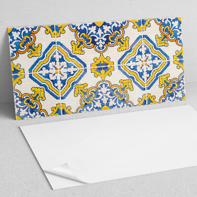 Panel na ścianę Wzór mozaiki z kwiatami