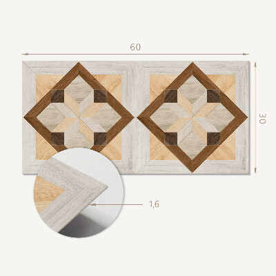 Panel pcv Wzór geometryczny w kwadracie
