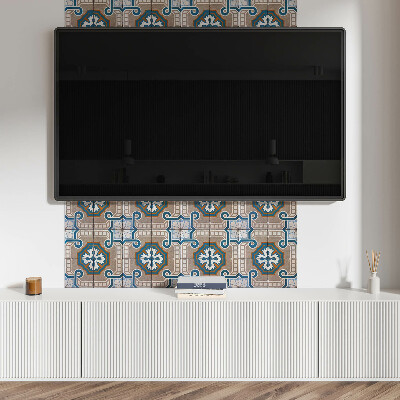 Panel pcv Wzór mozaiki z ornamentami