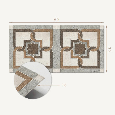 Okładzina ścienna Geometryczny wzór kafli