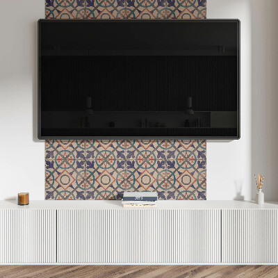 Panel na ścianę Wzór geometryczny z okręgami