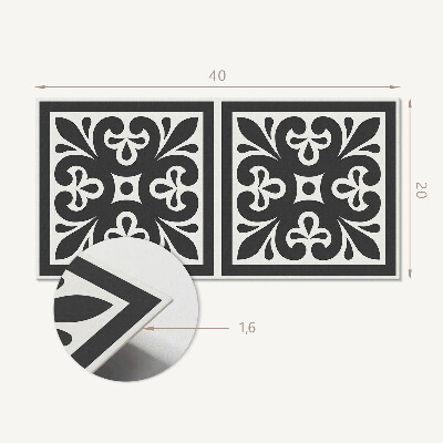 Panel pcv Wzór z eleganckimi motywami