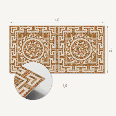 Panel na ścianę Mosaic with circular pattern