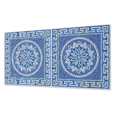 Panel pcv Mosaic floral pattern design