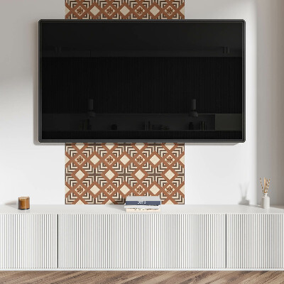 Panel pcv Wzór z geometrycznymi motywami