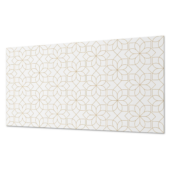 Panel pcv Geometryczny wzór kwiatowy