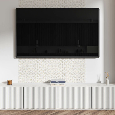Panel pcv Geometryczny wzór kwiatowy
