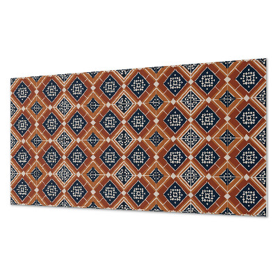 Panel pcv Geometria w brązach i bieli