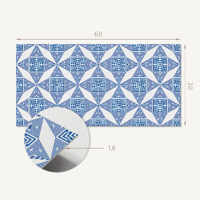 Panel na ścianę Geometryczny wzór w siatkę