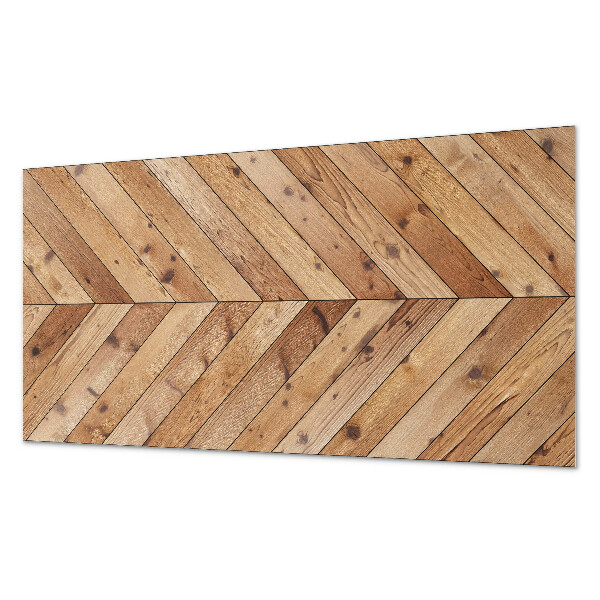 Panel na ścianę Wzór desek w układzie skośnym