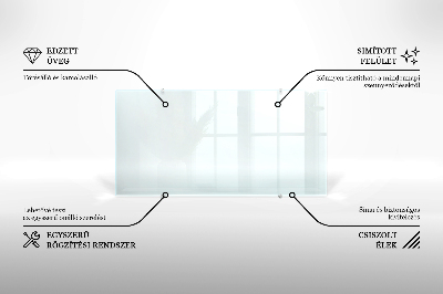 Panel szklany do kuchni transparentny