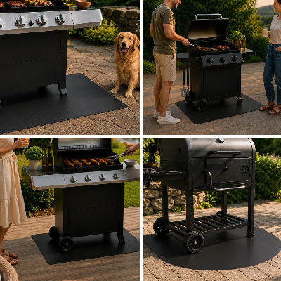 Podstawka pod grill W kształcie prostokąta 100x70 cm