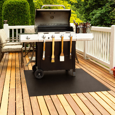 Stalowa mata pod grill Prostokątna 100x80 cm