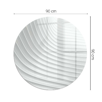 Szkło pod kominek Fale delikatnych linii