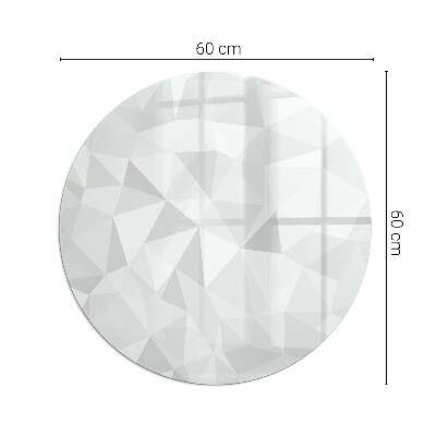 Szyba pod kominek Abstrakcyjny wzór geometryczny