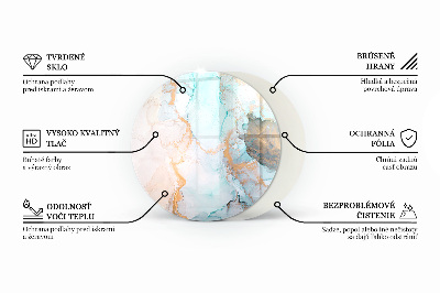 Szyba pod kominek Geometryczny wzór 3D