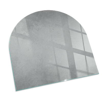 Panel kominkowy półowalny Efektowna tekstura betonu