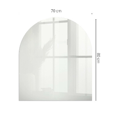 Szyba pod kozę półowalna Kolor Ivory