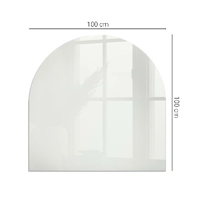 Szyba pod kozę półowalna Kolor Ivory