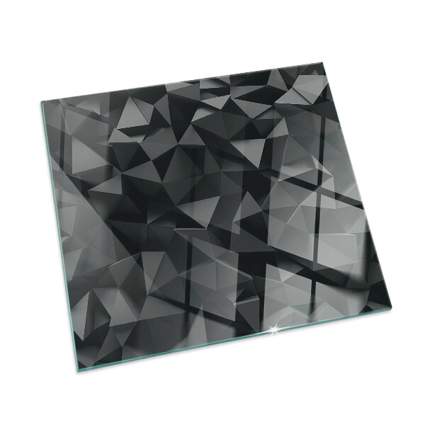 Podkładka pod kominek Trójwymiarowy wzór geometryczny
