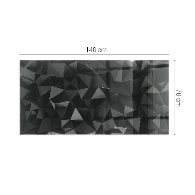 Podkładka pod kominek Trójwymiarowy wzór geometryczny