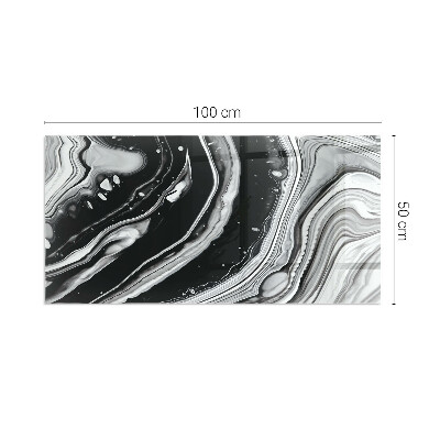 Podkładka pod kominek Linie i fale w nowoczesnym wydaniu