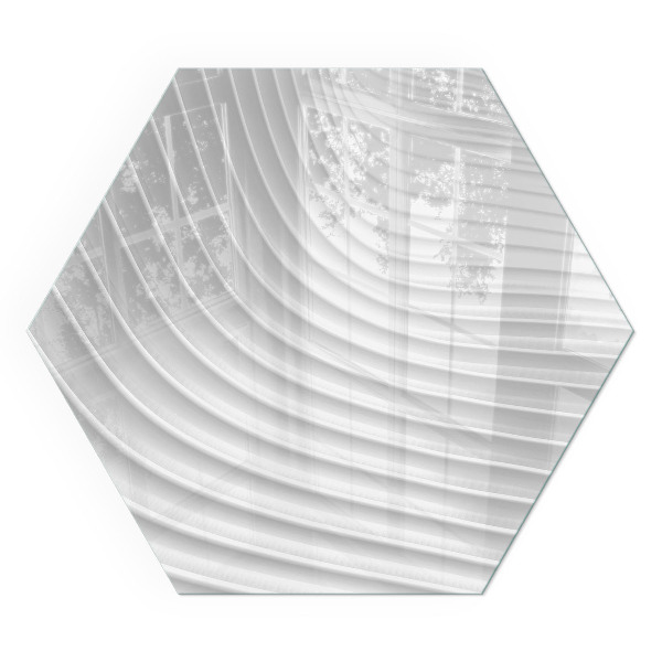 Płyta pod piec sześciokątna Fale finezyjnych wzorów