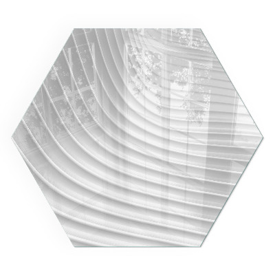 Płyta pod piec sześciokątna Fale finezyjnych wzorów