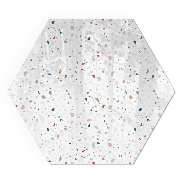 Płyta pod piec sześciokątna Mikro kształty w subtelnej harmonii