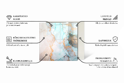 Szkło hartowane pod piec kominkowy Betonowa faktura w stylu industrialnym