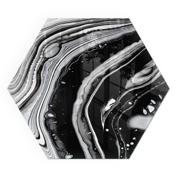 Szkło hartowane pod piec kominkowy Linie i fale w nowoczesnym wydaniu