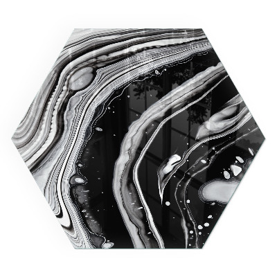 Szkło hartowane pod piec kominkowy Linie i fale w nowoczesnym wydaniu