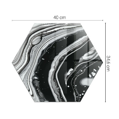 Szkło hartowane pod piec kominkowy Linie i fale w nowoczesnym wydaniu