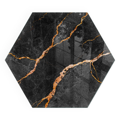 Szkło hartowane pod piec kominkowy Klasyczny marmur z finezyjnymi żyłkami