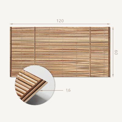 Panel winylowy Deska w poziome wzory