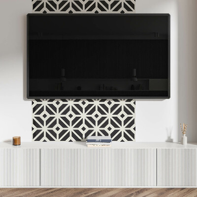 Panel ścienny Wzór rombowy w stylu geometrycznym