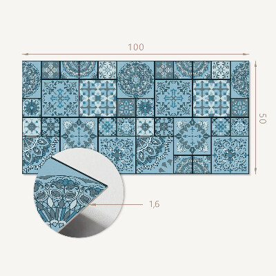 Panel winylowy Mozaika kształtów geometrycznych