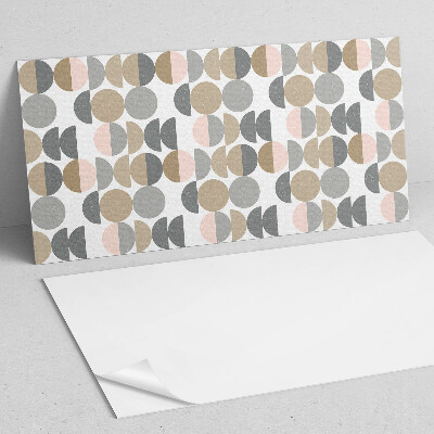 Panel winylowy Okręgi i półokręgi w geometrycznym stylu