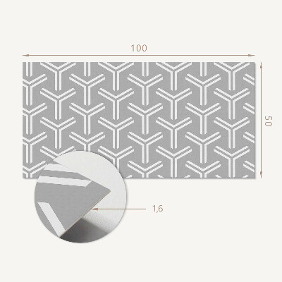 Płyta na ścianę Wzór strzałek w geometrii
