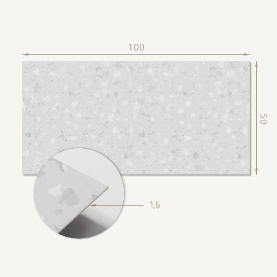 Panel winylowy Wzór terrazzo w stylu abstrakcyjnym