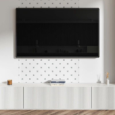 Panel winylowy Minimalistyczny motyw krzyżykowy